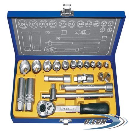 Набор торцевых головок 3/8" 20 шт. S&R 460323020