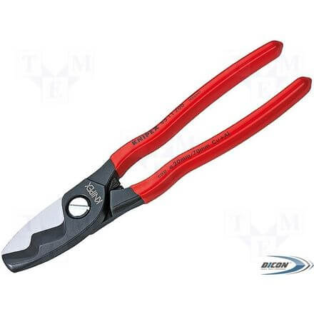 Ножницы для резки кабелей с двойными режущими кромками Knipex 9511200