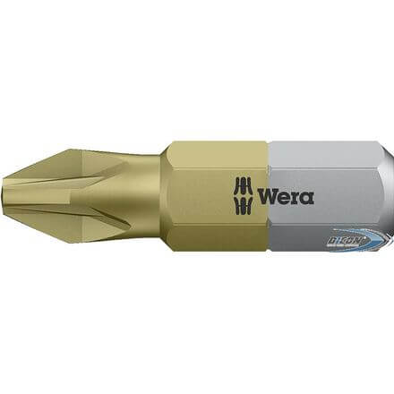 Biți pentru șuruburi Pozidriv Wera 855/1 TIN PZ1 25mm