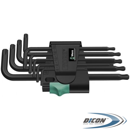 Набор Г-образных ключей Wera 967 PKL/9 TORX