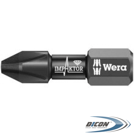 Biți pentru șuruburi Phillips Wera 851/1 BDC PH2*25 mm