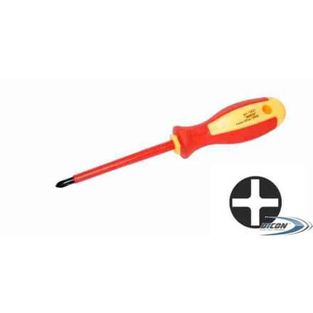 Șurubelniță dielectrică РН0x100mm 1000V Encor 19695