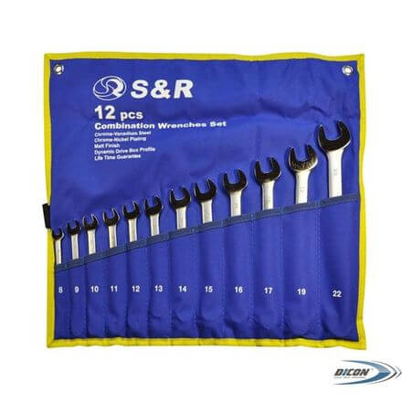 Набор ключей комбинированных (12шт.) S&R 670062212 Набор ключей комбинированных (12шт.) S&R 670062212
