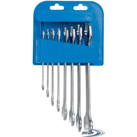 Набор ключей рожковых в пластиковом подвесе - 6-22/8,110/2PH UNIOR 610836