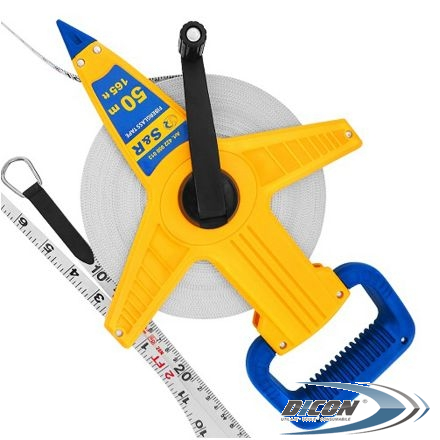 Рулетка 50 м Fiberglass Tape S&R