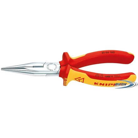 Плоские круглогубцы с режущими кромками Knipex 2506160