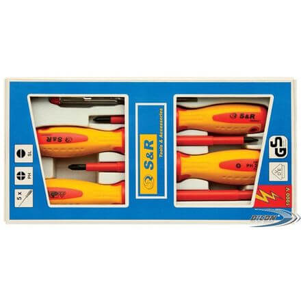 Набор диэлектрических отверток 1000V S&R 250681305