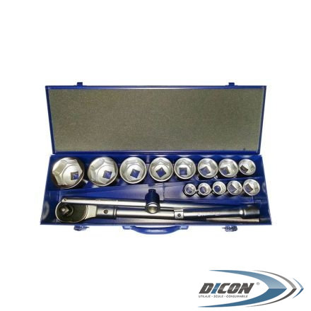 Набор торцевых головок S&R 3/4'' 16 buc. 19-60