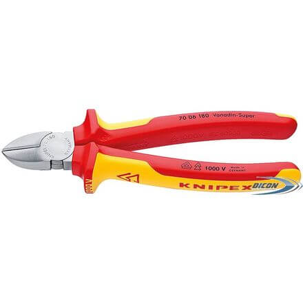 Clești cu tăiș lateral Knipex 7006180 1000V