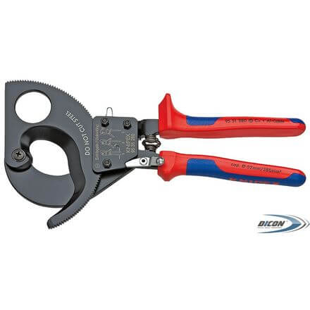 Ножницы для резки кабелей по принципу трещетки Knipex 9531280