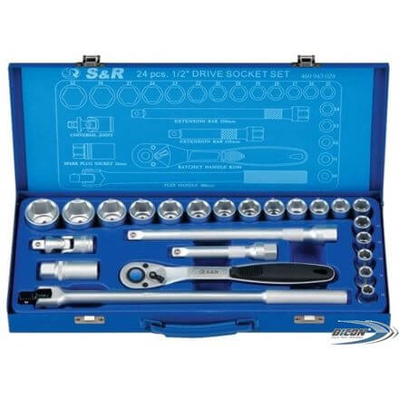 Set capete chei tubulare și accesorii S&R 460943024