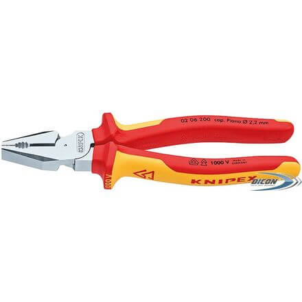Плоскогубцы комбинированные особой мощности Knipex 0206200 1000V