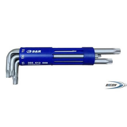 Набор ключей TORX S&R 365612008