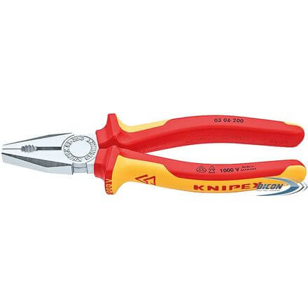 Плоскогубцы комбинированные Knipex 0306200 1000V