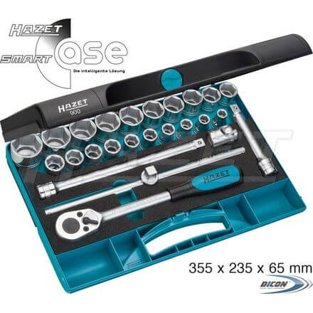 Набор головок торцевых в металлической коробке 1/2"