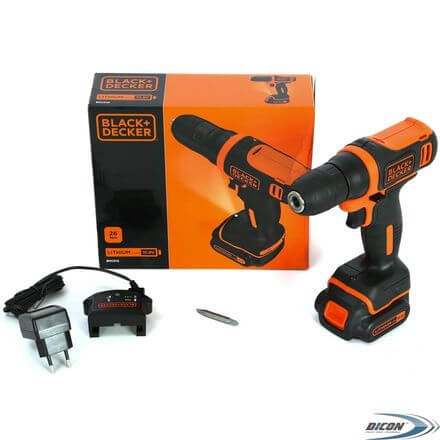 Аккумуляторная дрель-шуруповерт Black&Decker BDCD12