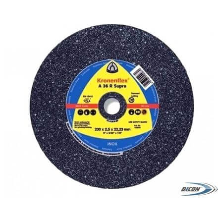 Диск отрезной по металлу SUPRA 230*2*22.23 Klingspor A36R