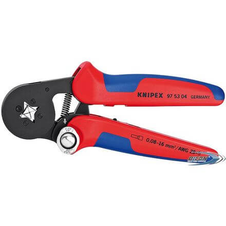 Clești de sertizat ferule cu autoreglaj Knipex 975304