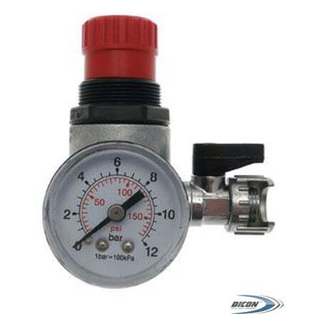Микроредуктор с манометром M 1/4" Walmec 61000