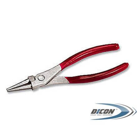 Круглогубцы, 160 мм, декоративные красные ручки