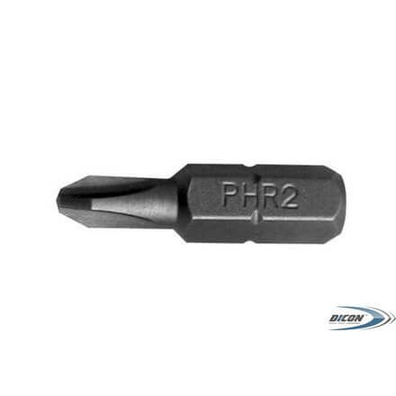 Bită PH-2 1/4" 25mm Tip D S&R 151010304