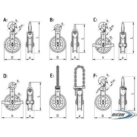 Scripete cu cîrlig Brano Z500 A
