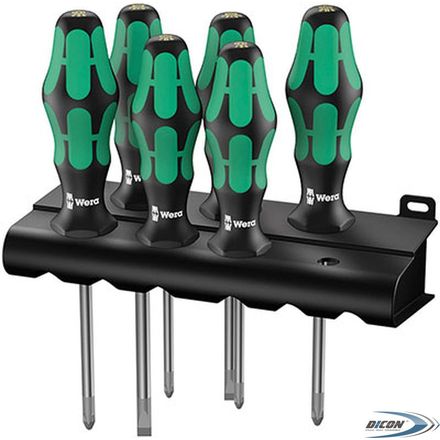 Набор отверток Wera Kraftform Plus Lasertip 335/350/355/6