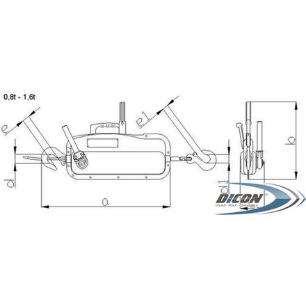 Монтажно-тяговый механизм Brano 30-11 3.2T
