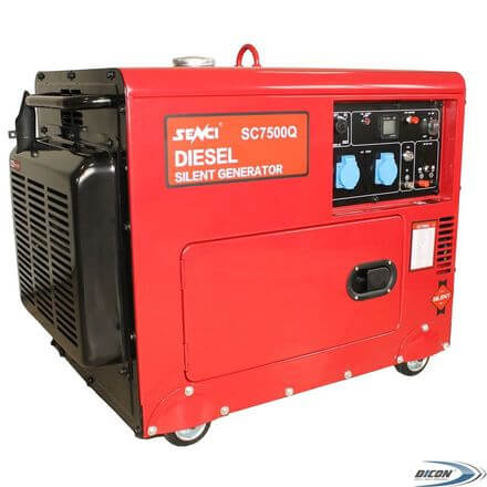 Генератор электрического тока дизельный SENCI SC7500Q
