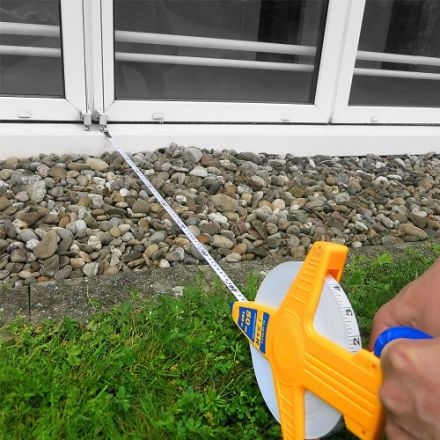 Рулетка 50 м Fiberglass Tape S&R