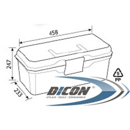 Box pentru instrumente PORT-BAG SM.02 18" Strongo Metal