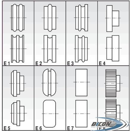 Набор стандартных роликов Proma E4 RMK-125
