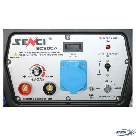 Генератор бензиновый сварочный SENCI SC200A