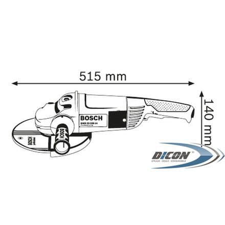 Угловая шлифмашина Bosch GWS 22-230 JH