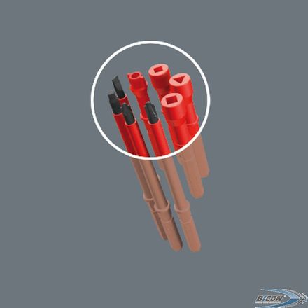 Набор отверток Kraftform Kompakt VDE Wera 60i/62i/65i/18