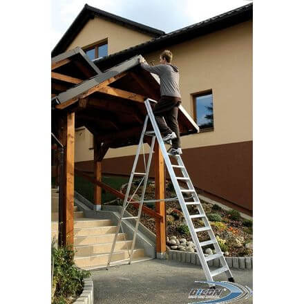 Профессиональная алюминиевая стремянка Elkop SHRP 808