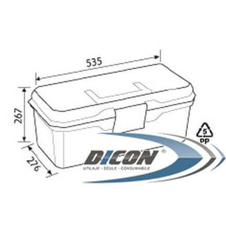 Ящик для инструмента PORT-BAG SM.03 21" Strongo Metal