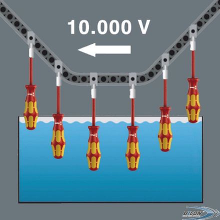 Набор отверток Kraftform Plus 100+индикатор напряжения+подставка Wera 160 iS/7